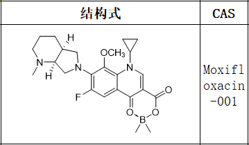 莫西沙星Moxifloxacin标准品